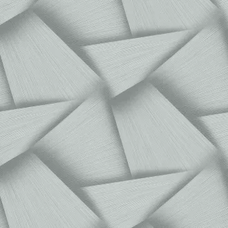   3D hatású  pasztell zöld színű  geometrikus tapéta – modern , fókuszorientált falra 