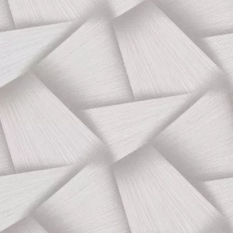   3D hatású  krém színű  geometrikus tapéta – modern , fókuszorientált falra 