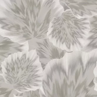   Elegáns virágmintás tapéta finom textúrával, taupe színben