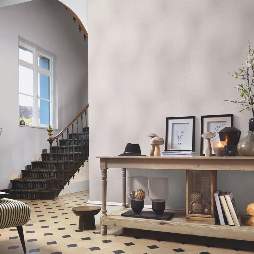 Design festés hatású tapéta – modern strutúrált  dekortapéta szürke színben