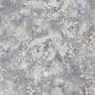   Elegáns virágmintás tapéta – természet ihlette finom pasztell lila  árnyalatban