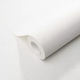   Fehér színű textil hatású tapéta – elegáns struktúrált tapéta modern enteriőrbe