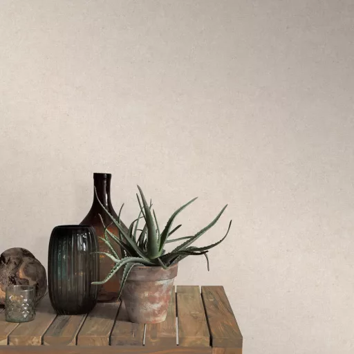 Beige színű textil hatású tapéta – elegáns struktúrált tapéta modern enteriőrbe