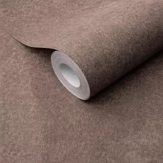   Barna színű textil hatású tapéta – elegáns struktúrált tapéta modern enteriőrbe