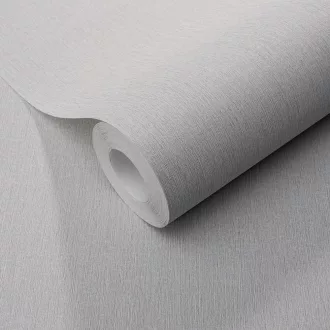   Letisztult, hosszanti strukturált mintájú   dekortapéta pasztell szürke színben