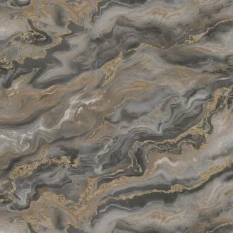   Márványhatású dekor tapéta arany erezettel –  design faldekor nappaliba artracit szürke-arany  színben