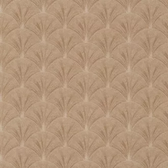   Art deco mintás tapéta – elegáns legyező mintás design faldekor arany színnel