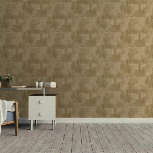 Karakteres mintavilágú, modern design tapéta finom struktúrával arany  árnyalatban