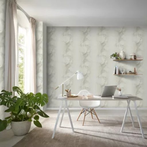 Elegáns krém szinű virágmintás tapéta ,modern elegancia és a visszafogott romantika tökéletes egyensúlya