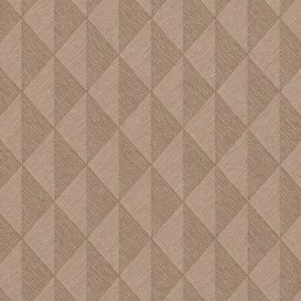   Barna színű geometrikus tapéta – beige rombuszmintás modern tapéta