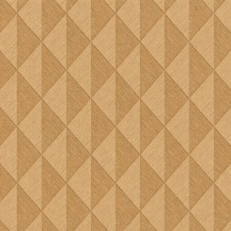   Arany színű geometrikus tapéta – rombuszmintás modern tapéta