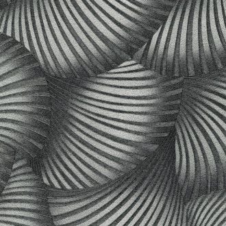   Fekete, ezüst art deco tapéta – modern, elegáns mintával