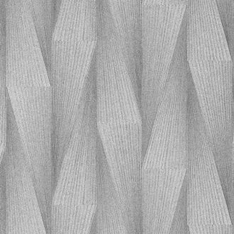   Halványszürke-ezüst szinű geometrikus tapéta – modern 3D fa hatású mintázat