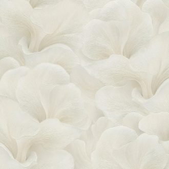 Bézs levél mintás tapéta – elegáns 3D hatás