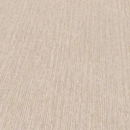 Elegáns beige színű textilhatású vlies tapéta finom hosszanti textúrával.  – elegáns megjelenés minden helységbe