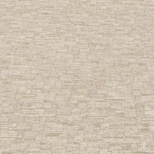 Meleg beige mozaikmintás tapéta finom textilhatású struktúrával– elegáns, stílusos  megjelenés minden helységbe