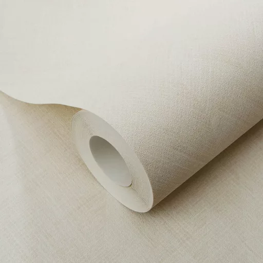 Modern pasztell krém-beige  halszálka mintás tapéta finom textúrával és természetes megjelenéssel – elegáns megjelenés minden helységbe