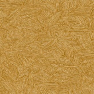   Természetes levél textúrás tapéta – fonott hatású botanikus faldekoráció arany színvilággal