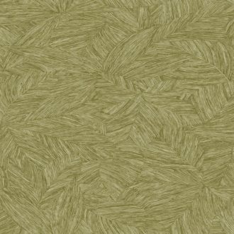   Természetes levél textúrás tapéta – fonott hatású botanikus faldekoráció zöld színvilággal