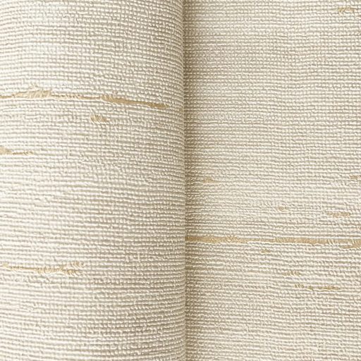 Elegáns textilhatású tapéta arany részletekkel, beige színben