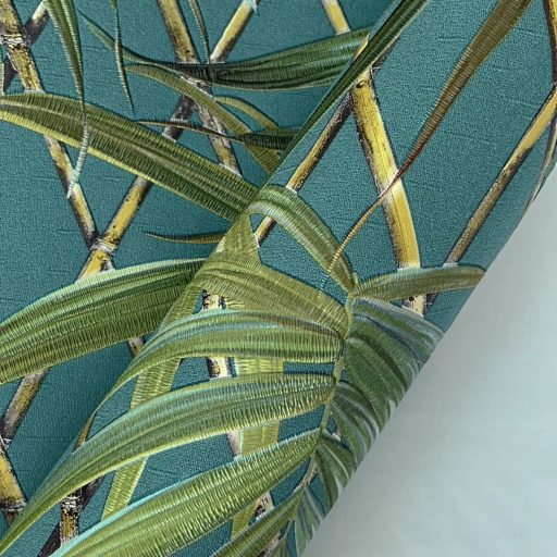 Trópusi bambusz leveles tapéta