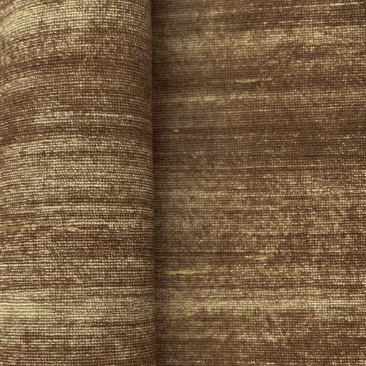 Elegáns textilhatású tapéta arany részletekkel, barna színben
