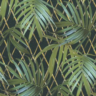 Trópusi bambusz leveles tapéta