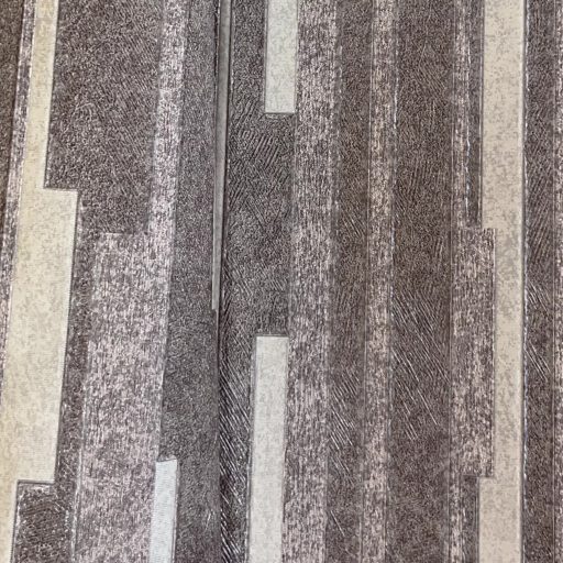 Modern geometrikus mintás tapéta strukturált felülettel, barna színben