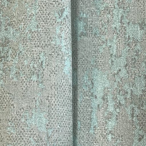 Modern betonhatású tapéta – struktúrált, letisztult türkiz színben