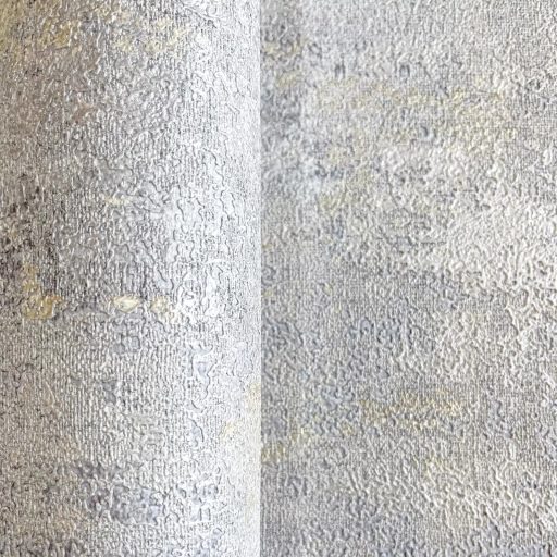 Prémium betonhatású tapéta – modern festett fal effekt design,pasztell szürke -halvány arany színben