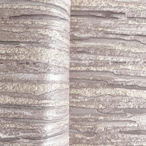 Különleges design tapéta vízszintes irányú, rétegzett struktúrával, lila árnyalatban