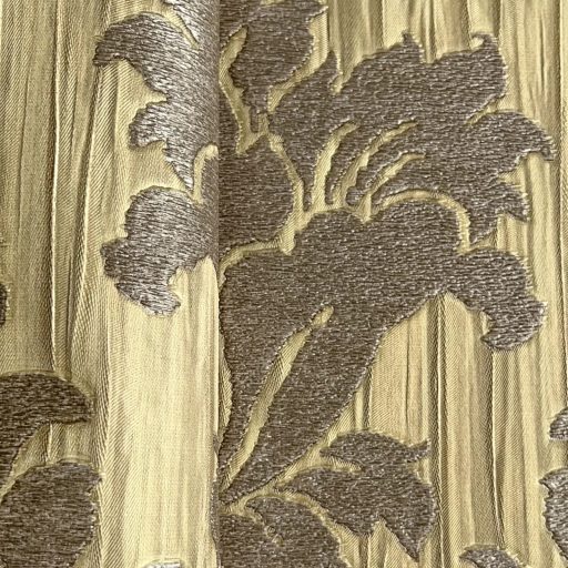 Elegáns barokk mintás tapéta klasszikus mintával, arany-barna árnyalatban