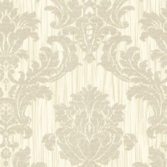   Elegáns barokk mintás tapéta klasszikus mintával, beige árnyalatban