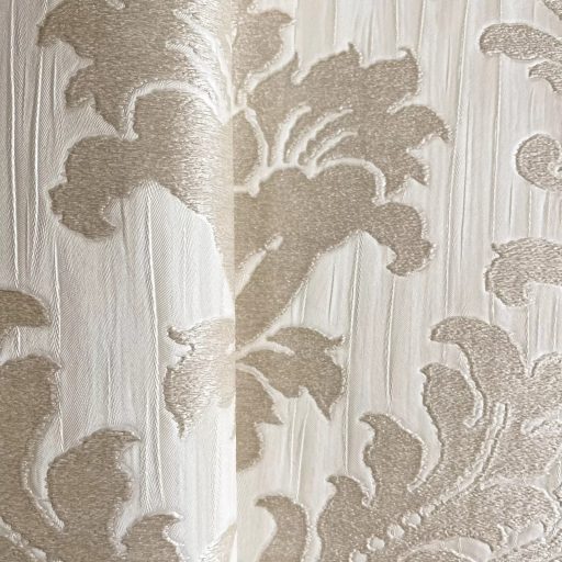 Elegáns barokk mintás tapéta klasszikus mintával, beige árnyalatban