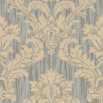   Elegáns barokk mintás tapéta klasszikus mintával, barna-beige árnyalatban