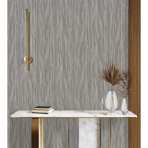 Modern gyűrt hatású tapéta – elegáns strukturával barna árnyalatban