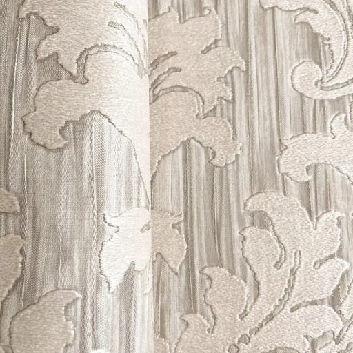 Elegáns barokk mintás tapéta klasszikus mintával, taupe-beige árnyalatban