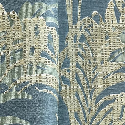 Exkluzív mintás tapéta – strukturált, természet ihlette mintával a zöld-kék árnyalataiban
