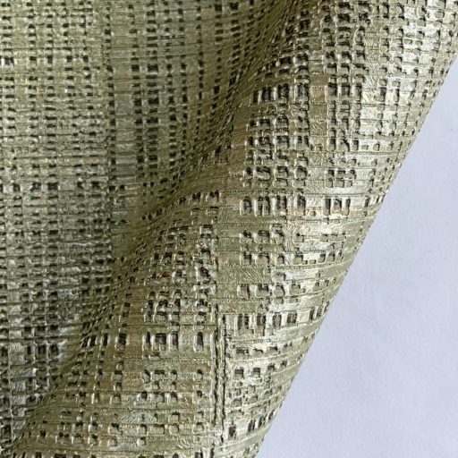 Modern design tapéta különleges, textilhatású struktúrával zöld  árnyalatban