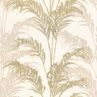   Exkluzív mintás tapéta – strukturált, természet ihlette mintával a krém-arany  árnyalataiban