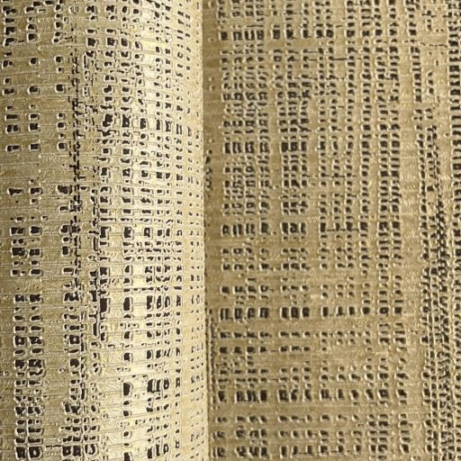 Modern design tapéta különleges, textilhatású struktúrával szürke-arany  árnyalataiban