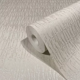   Beige texturált modern tapéta – finom hullámos mintával