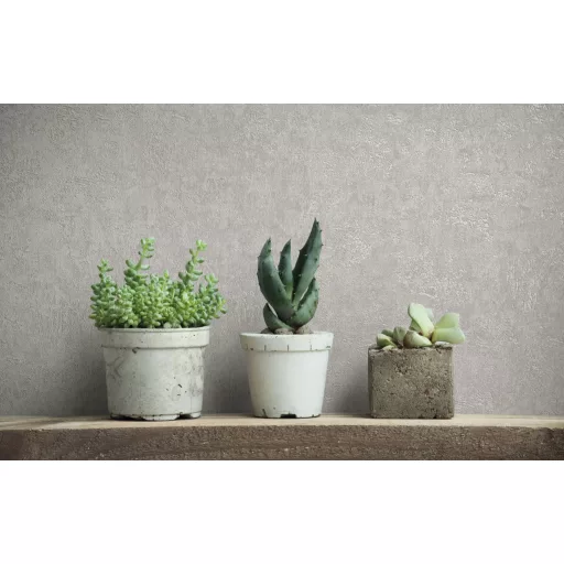 Betonhatású strukturált tapéta – modern minimalista elegancia természetes hatással szürke színben
