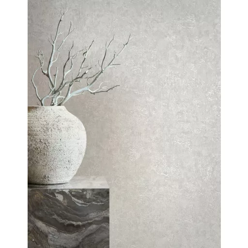 Betonhatású strukturált tapéta – modern minimalista elegancia természetes hatással szürke színben