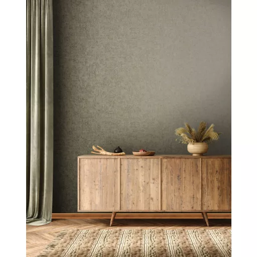 Betonhatású strukturált tapéta – modern minimalista elegancia természetes hatással szürkésbarna tónusban