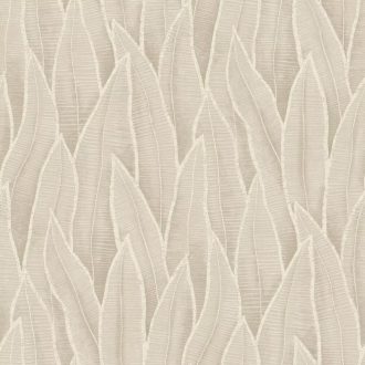   Trópusi levélmintás design tapéta – elegáns botanikus faldekoráció modern enteriőrökbe ,drapp színben