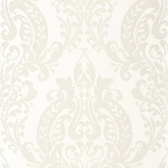   Fehér-arany modern artdeco tapéta – Elegáns klasszikus minta