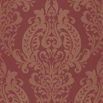   Bordó-arany modern artdeco tapéta – Elegáns klasszikus minta