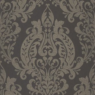   Szürke-arany modern artdeco tapéta – Elegáns klasszikus minta