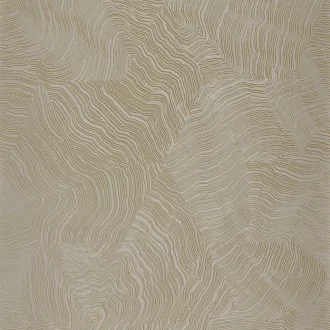   Texturált topográfiai mintás tapéta – lágy paszteles arany árnyalatú modern design